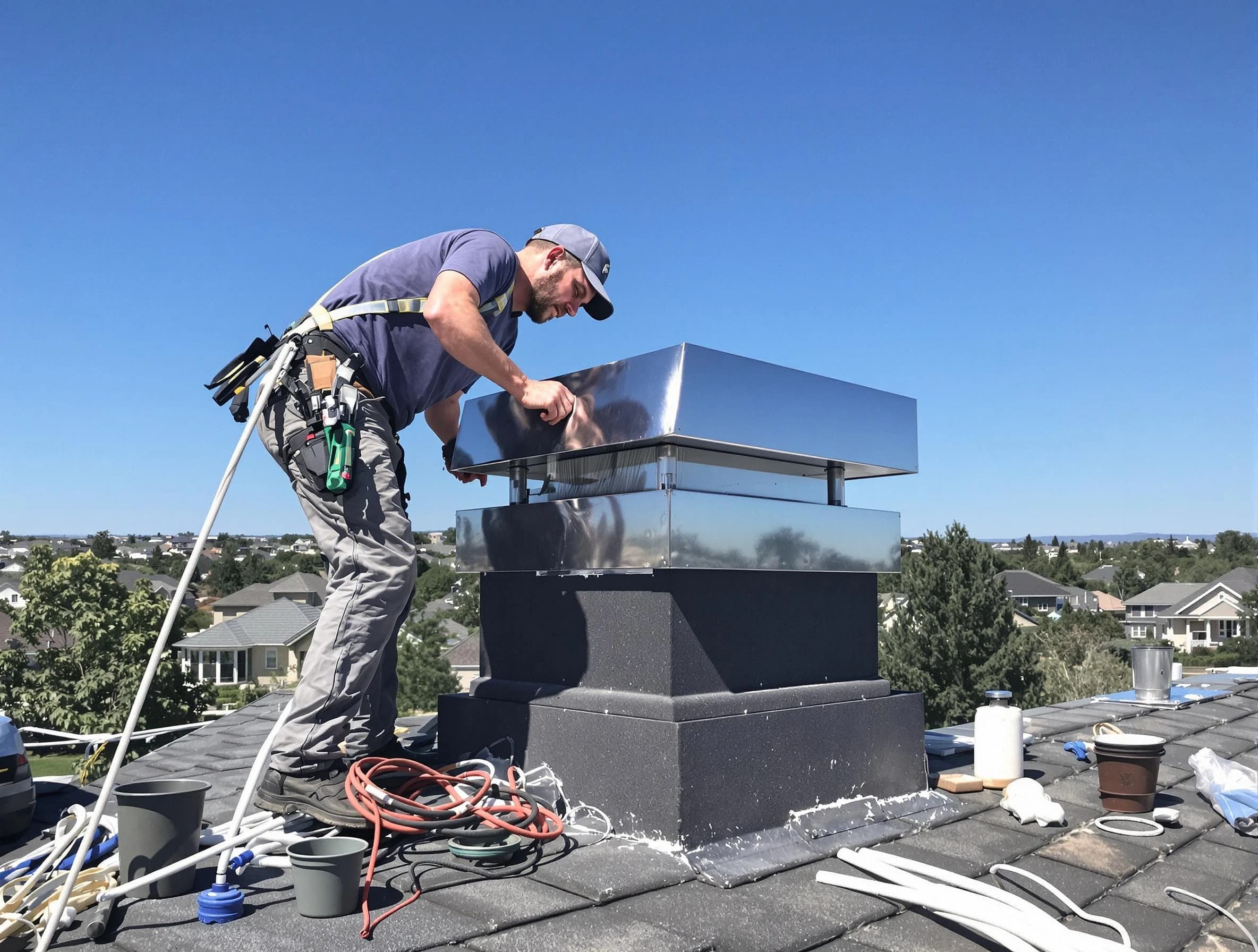 Chimney Cap Services service in Center, PA