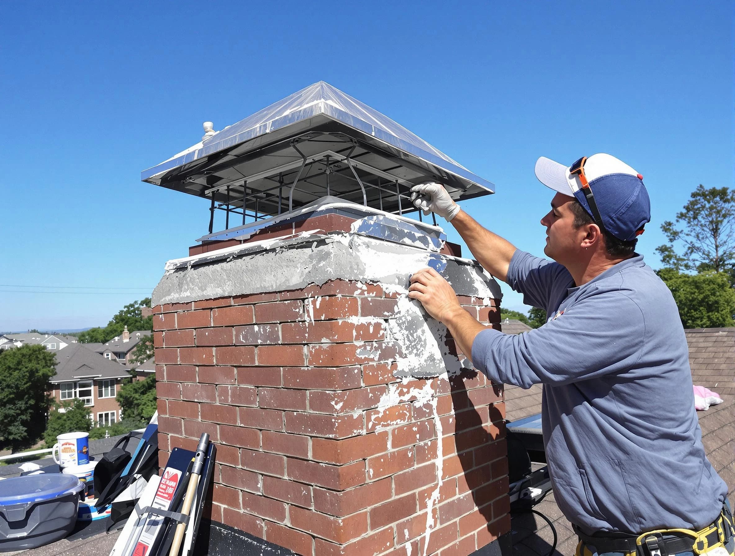 Chimney Crown Services service in Center, PA